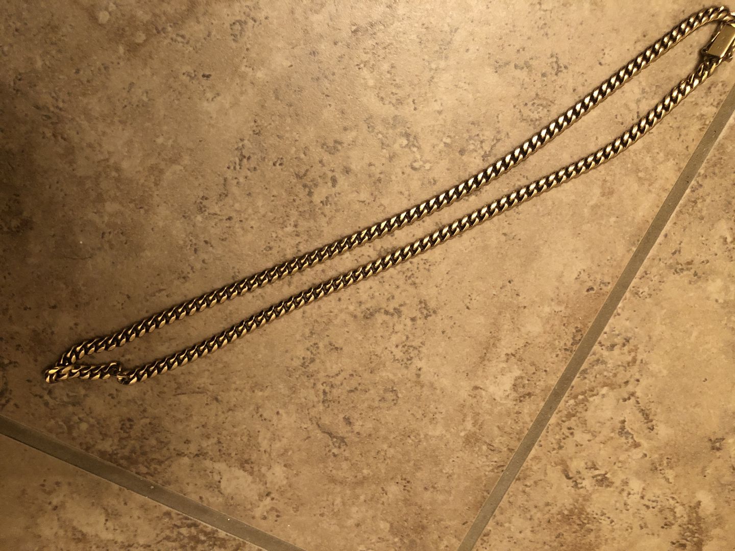 Customer photo review of 6mm 14K Gold IP Premium Miami Cuban Chain