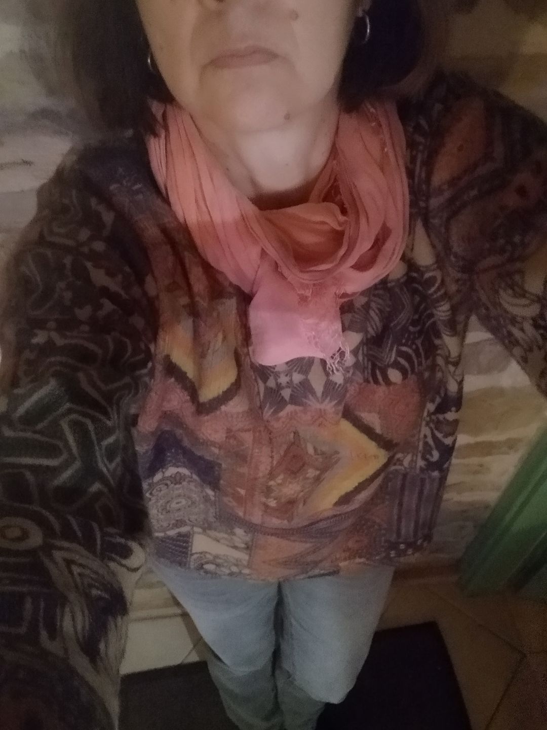 Customer photo review of Colored Printed Soft Comfortable Warm Sweater