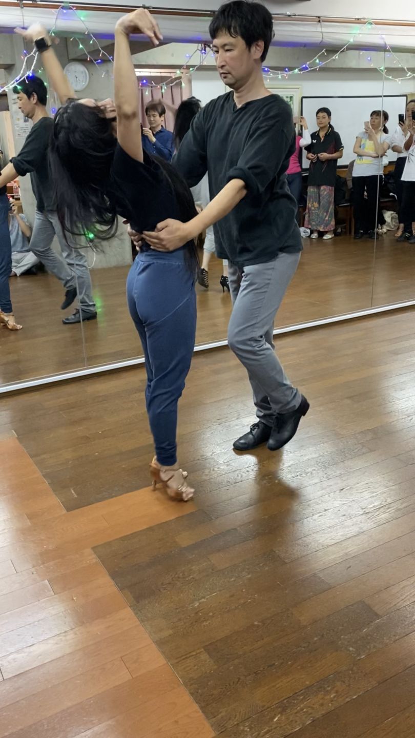 Customer photo review of Stonewash Extra Long Slouchy Pants