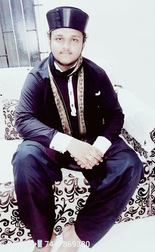 Pir Saqib Shami Topi Full Black #AQCAP 