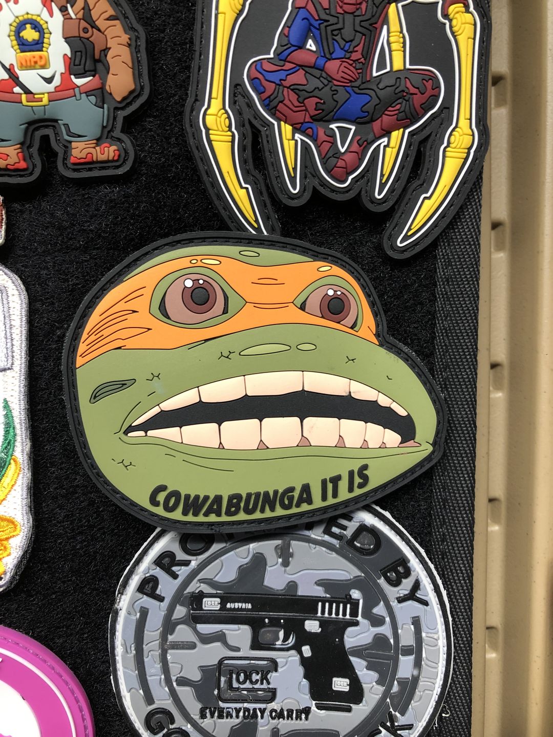 Customer photo review of Cowabunga Morale Patch