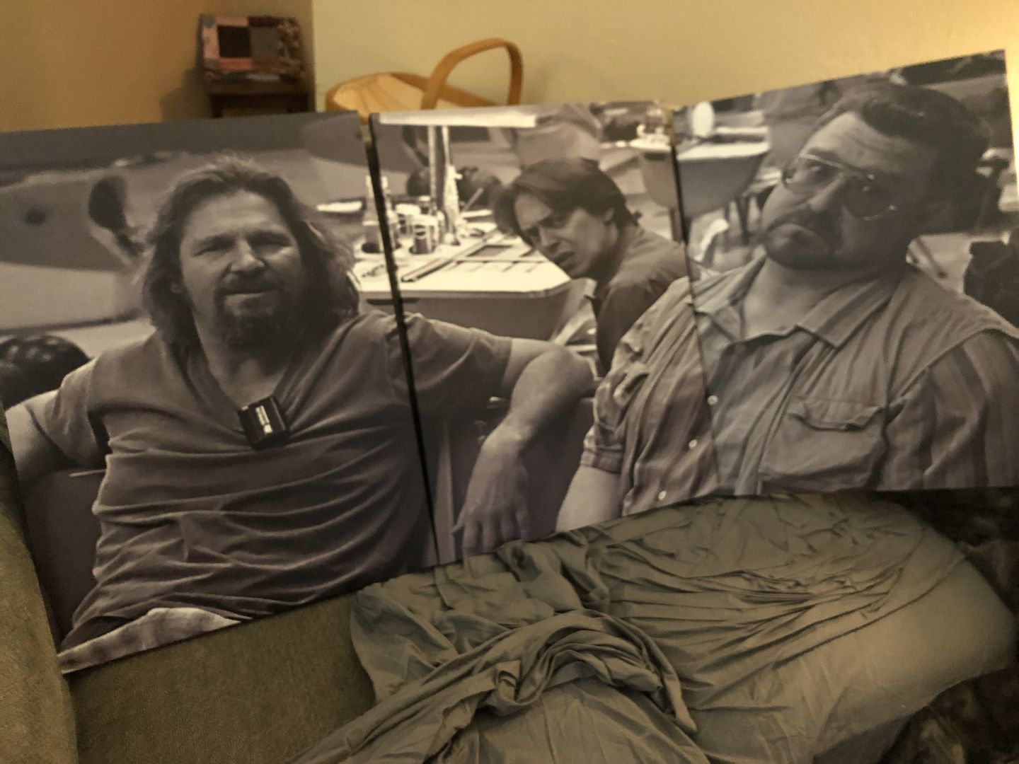 Customer photo review of The Big Lebowski Wall Art