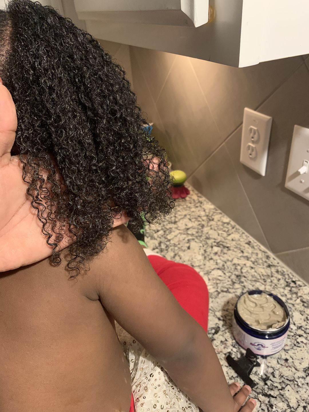 Customer photo review of Avocado & Banana Deep Conditioner 12 oz.