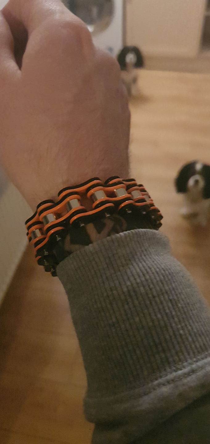 Customer photo review of Cycolinks Chain Link Extension Clasp