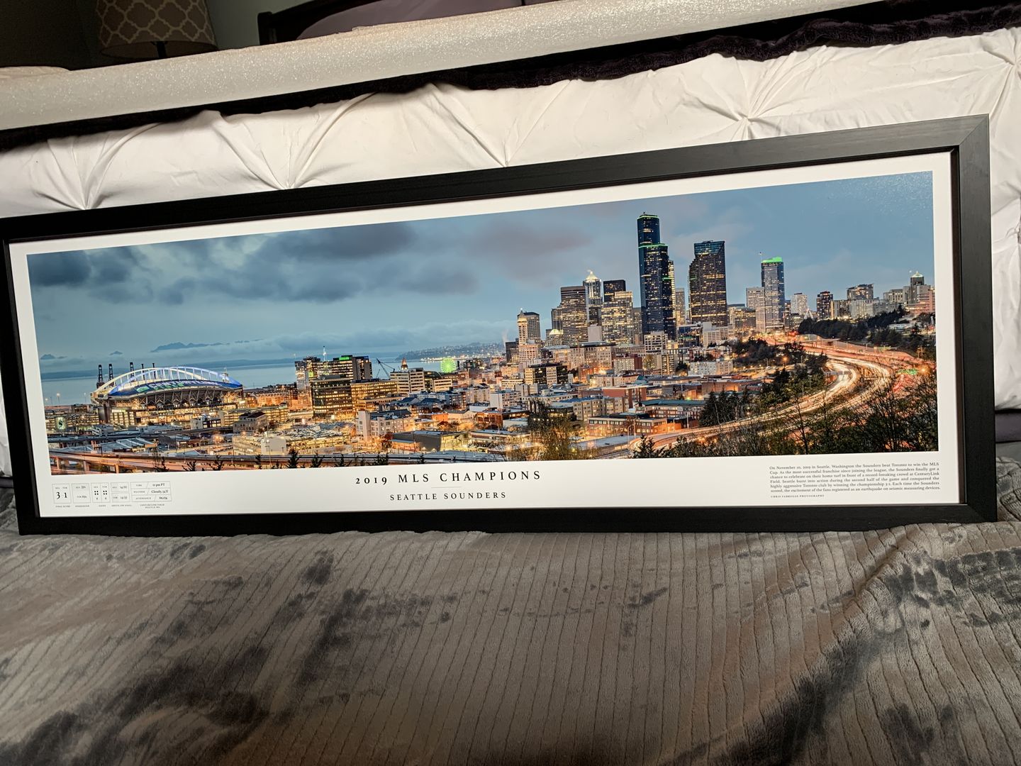 Customer photo review of Seattle Sounders MLS Cup Championship Poster 2019