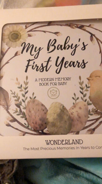 Customer photo review of Baby First Years Memory Book
