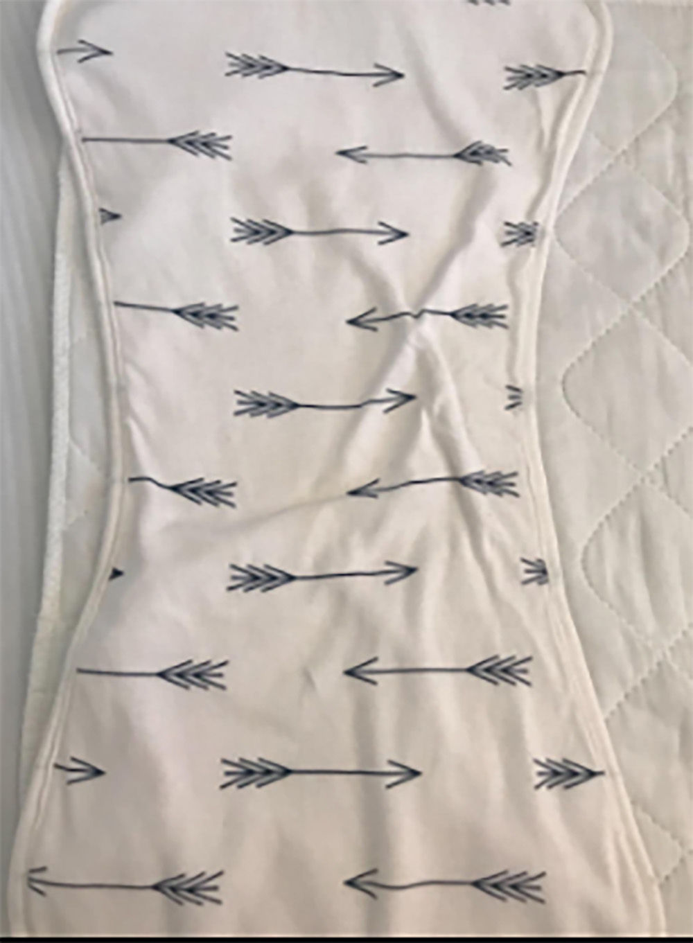Customer photo review of Organic Baby Burp Cloths