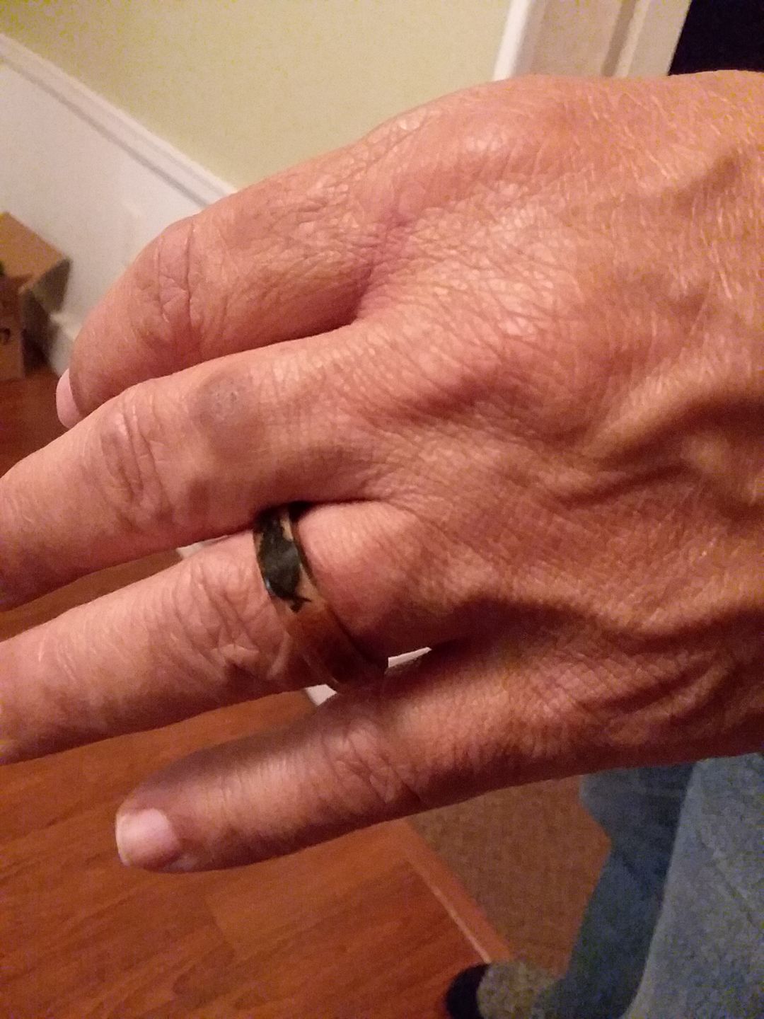 Customer photo review of Forest Soul Resin Ring