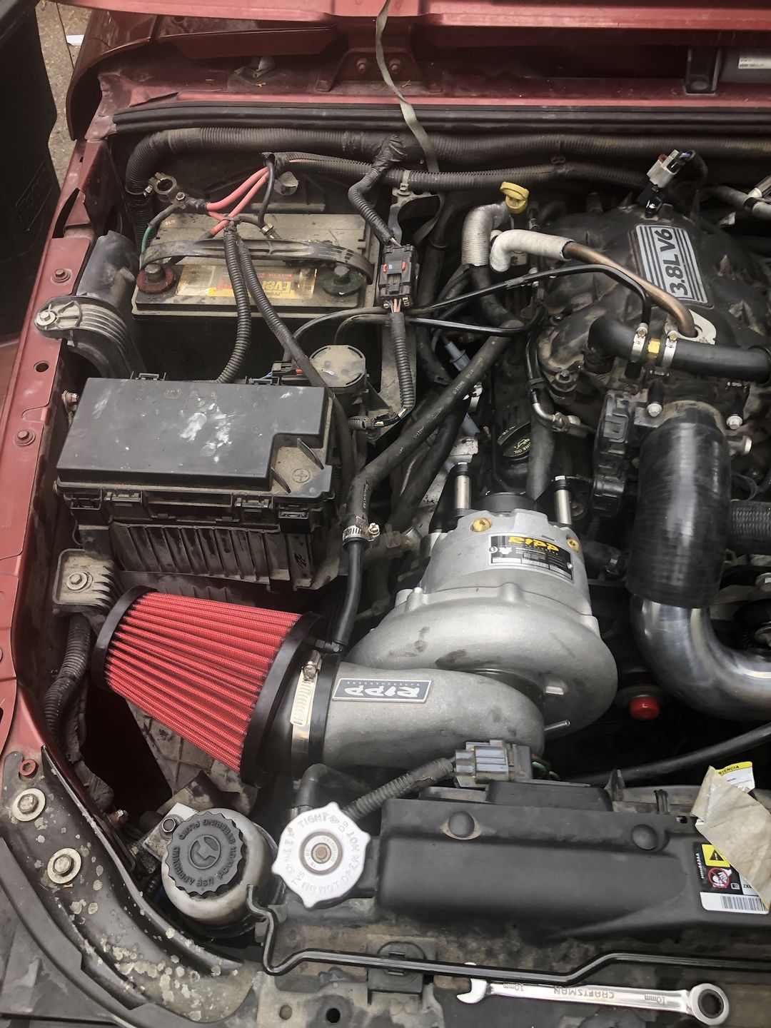 Customer photo review of Vortech V3 Blower Oil Three-Pack 4-oz Bottles