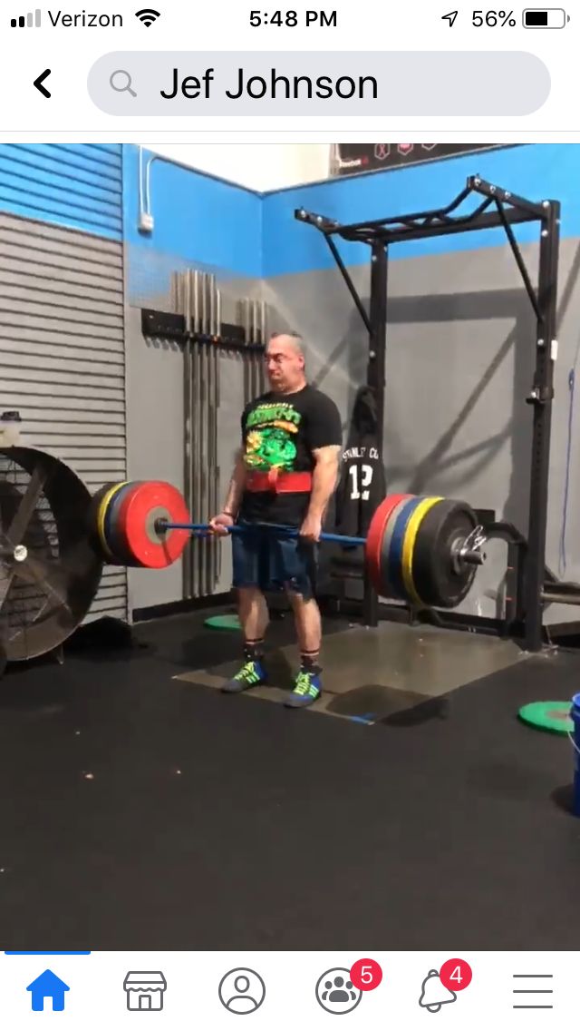 Customer photo review of Strength Shop 13mm Single Prong Belt - IPF Approved - Red