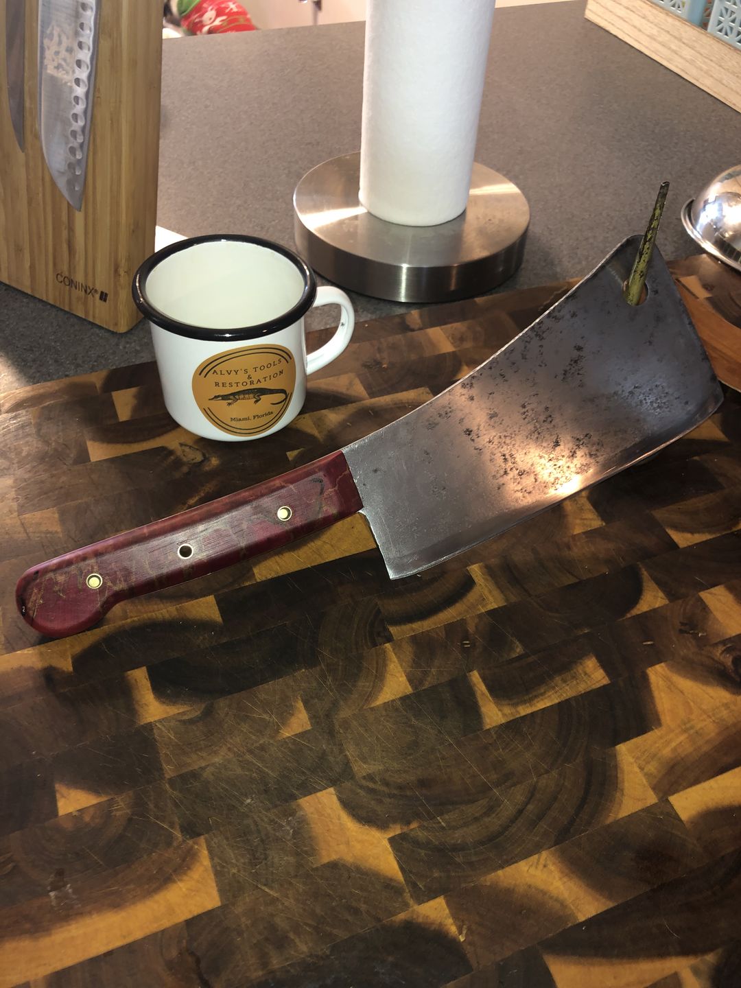 Customer photo review of 4" x 36" Sanding Belts for Stock Removal