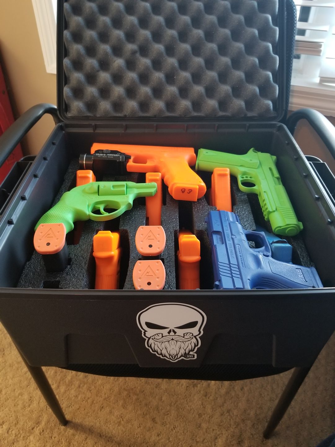 Customer photo review of Bearded Punisher Decal