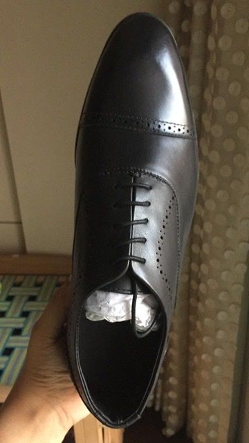 Customer photo review of Cap Toe Oxfords - Black