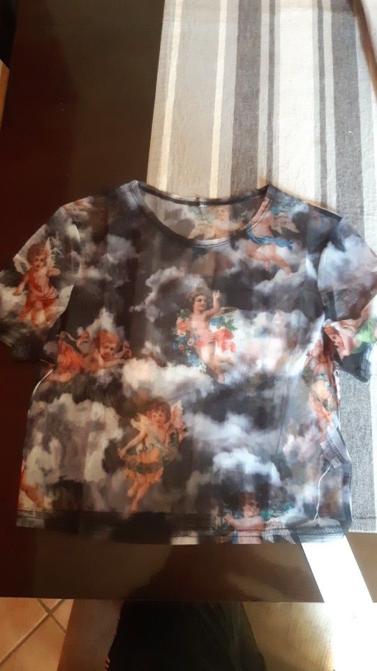 Customer photo review of Aesthetic angels Mesh top