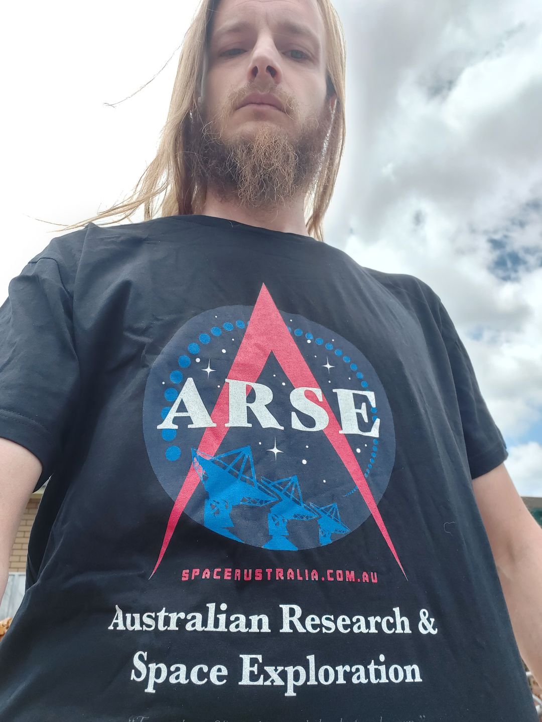 Customer photo review of Launch Tee - Black