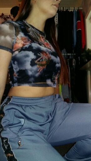 Customer photo review of Aesthetic angels Mesh top