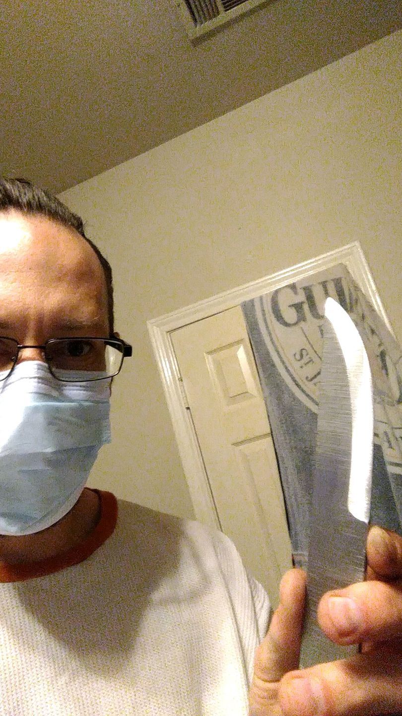 Customer photo review of 2" x 48" Sanding Belts for Stock Removal