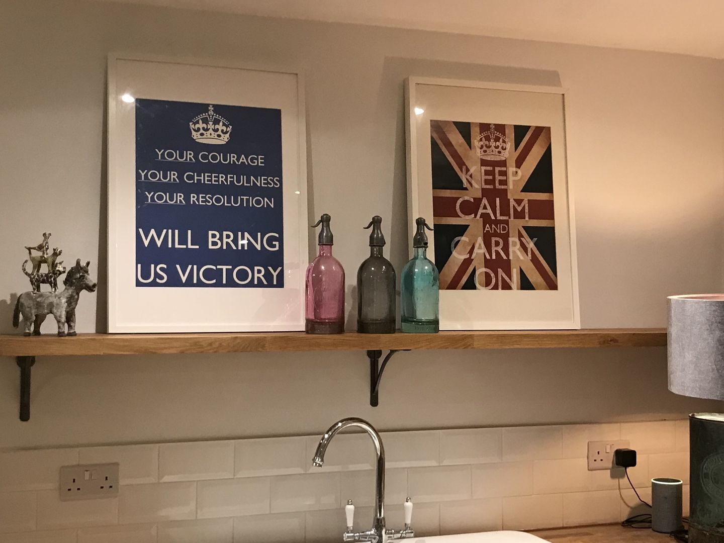 Customer photo review of 10 Inch Ironbridge Cast Iron Shelf Bracket