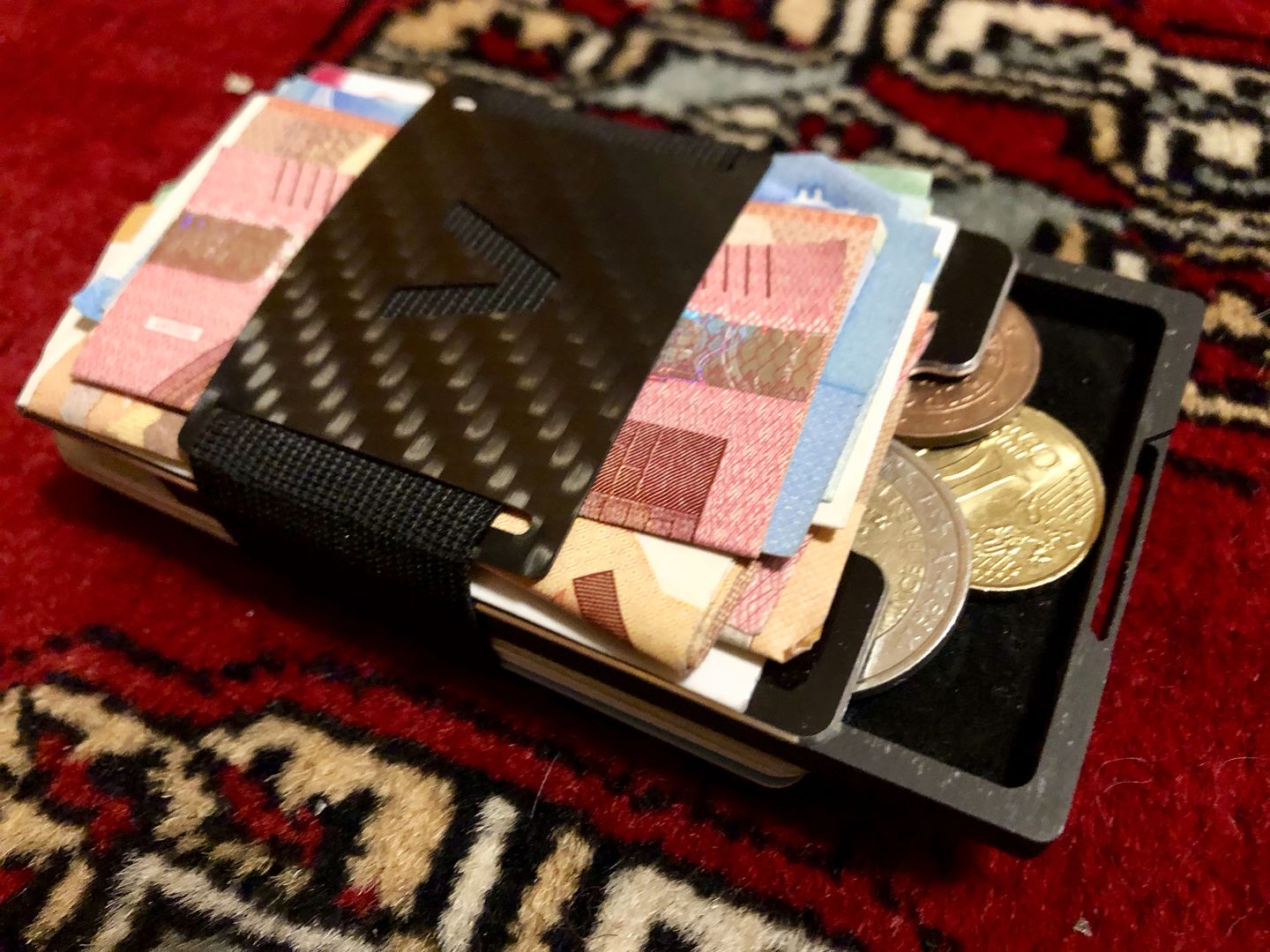 Customer photo review of Coin Compartments