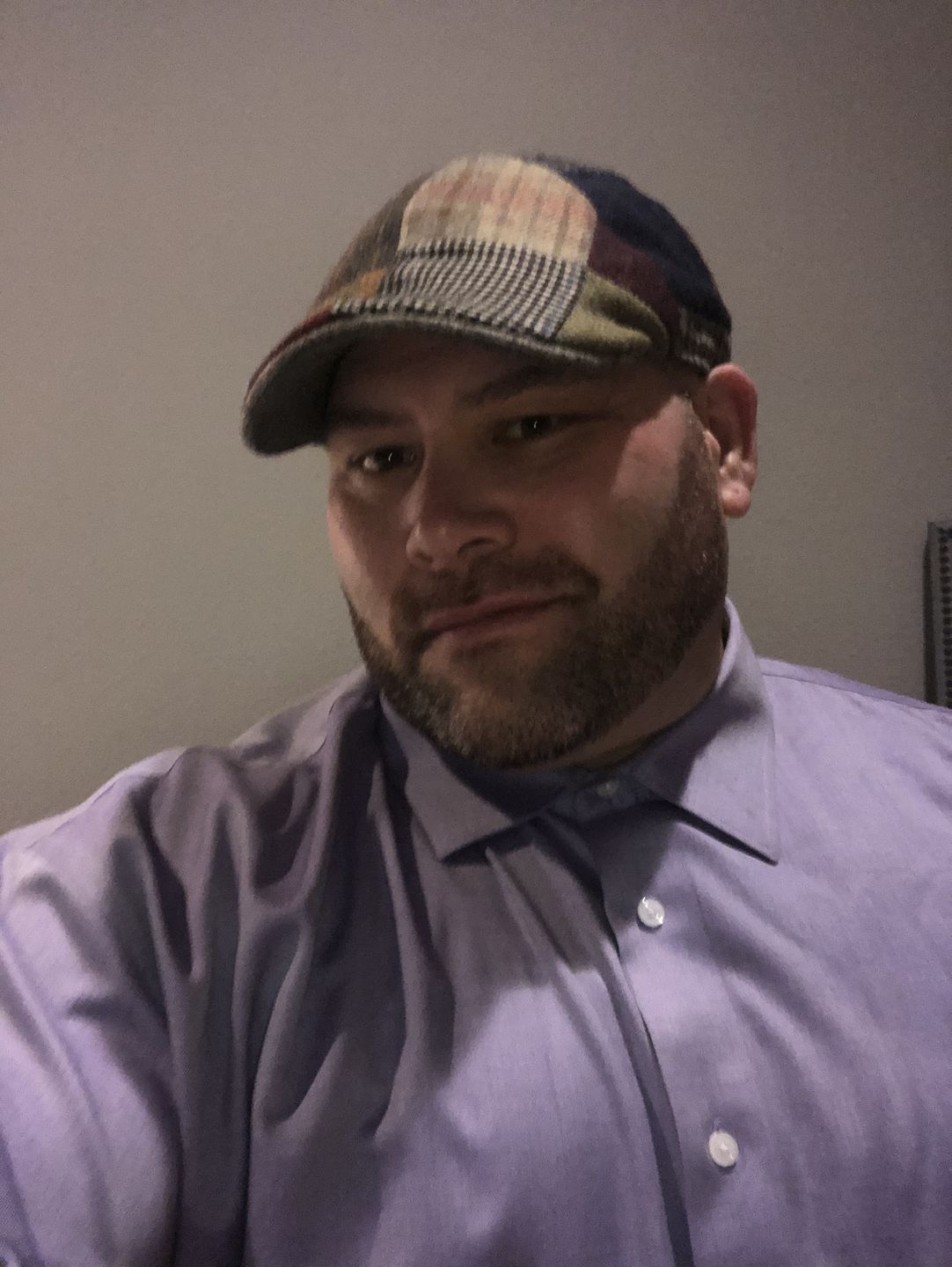Customer photo review of Erin Cap Patchwork Tweed