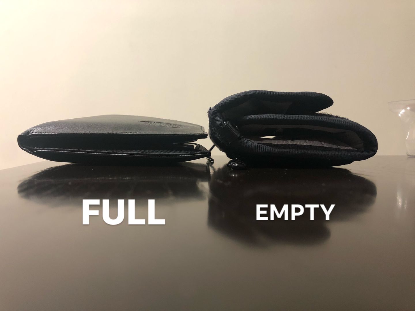 Customer photo review of RFID Blocking Leather Multi Bi-fold Black