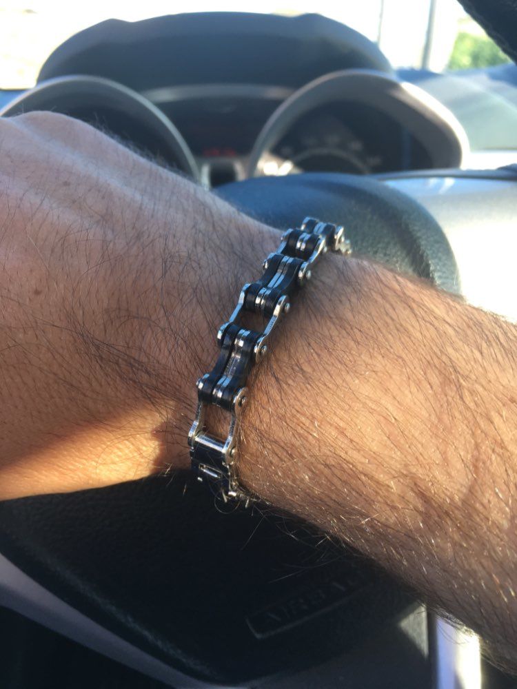 Customer photo review of Cycolinks Classic Chain Bracelet