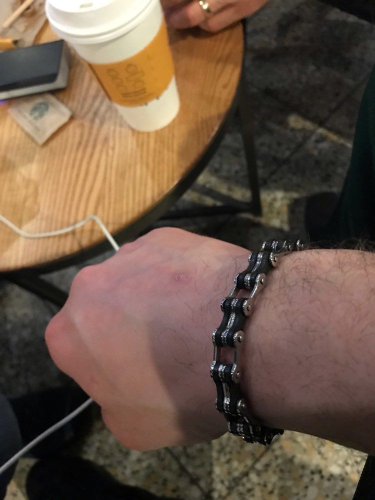 Customer photo review of Cycolinks Classic Chain Bracelet