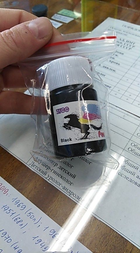 Customer photo review of Bottled Fountain Pen Ink