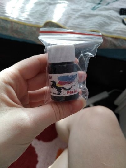 Customer photo review of Bottled Fountain Pen Ink