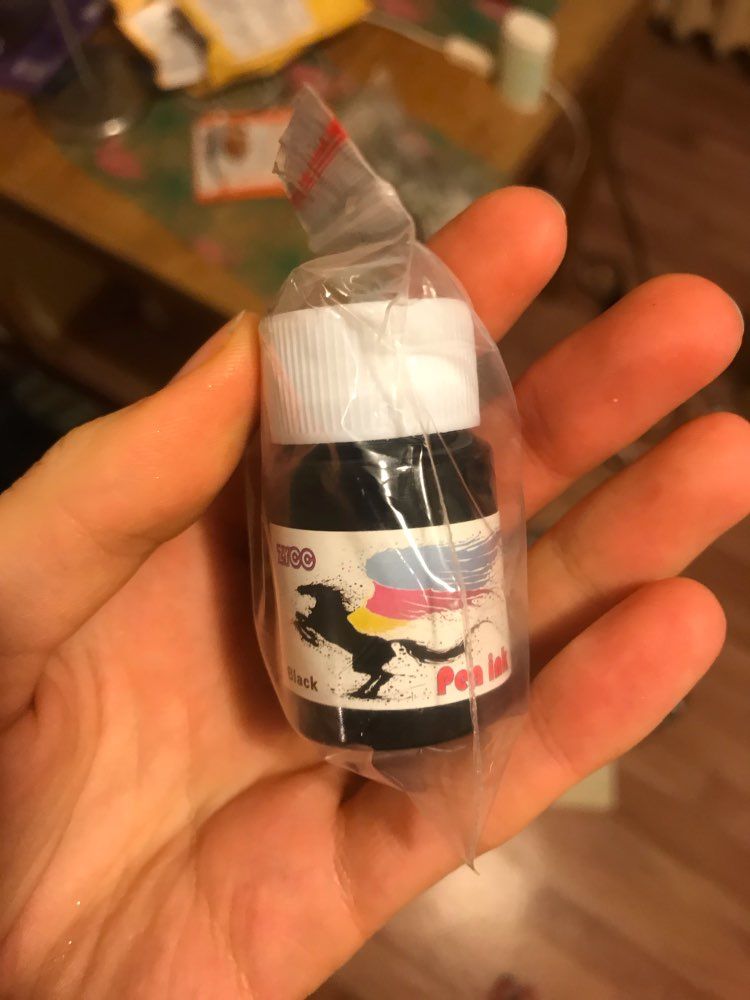 Customer photo review of Bottled Fountain Pen Ink