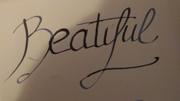 Customer photo review of Bottled Fountain Pen Ink