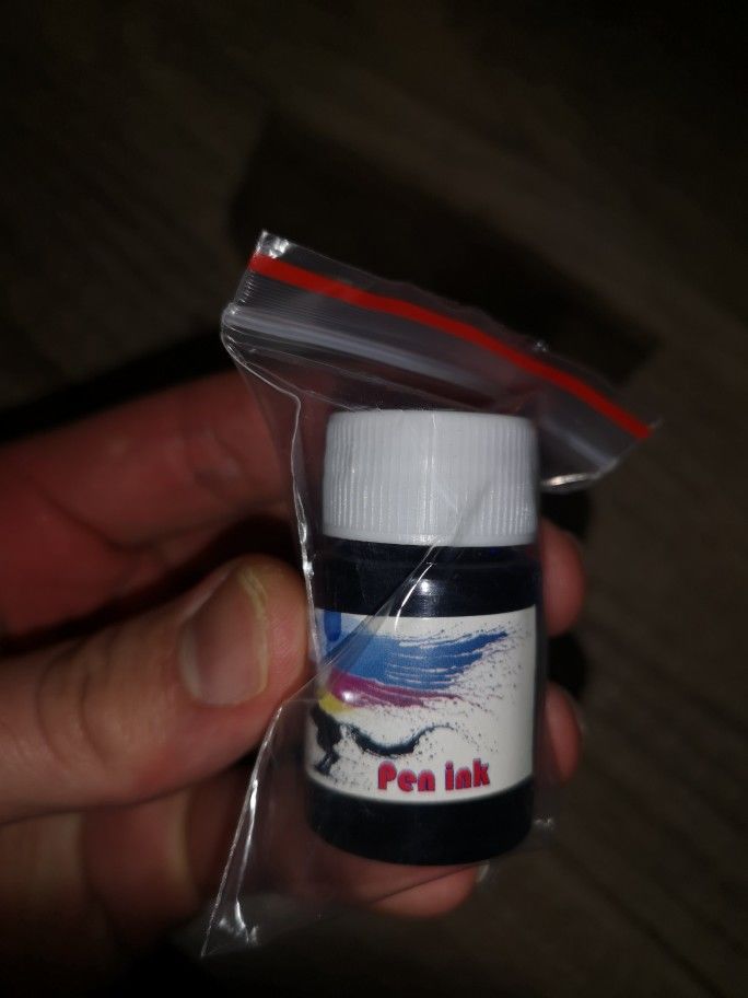 Customer photo review of Bottled Fountain Pen Ink