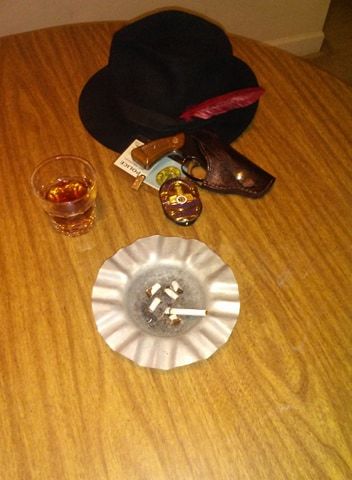 Customer photo review of LAPD Los Angeles Police Detective Badge Solid Copper Replica Movie Props With Number 2516