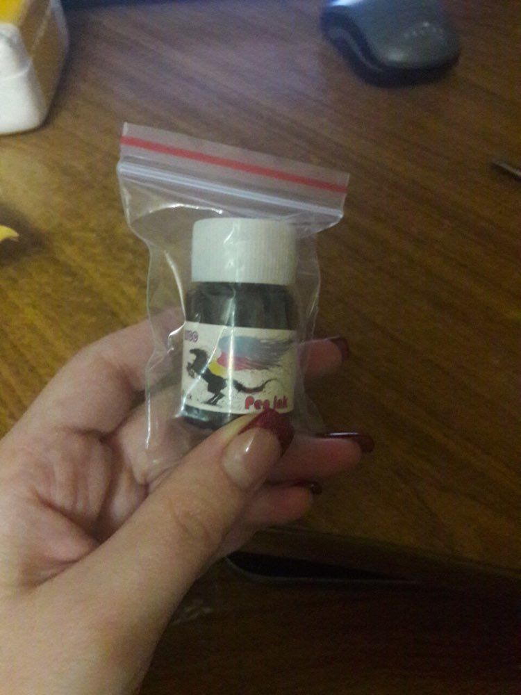 Customer photo review of Bottled Fountain Pen Ink