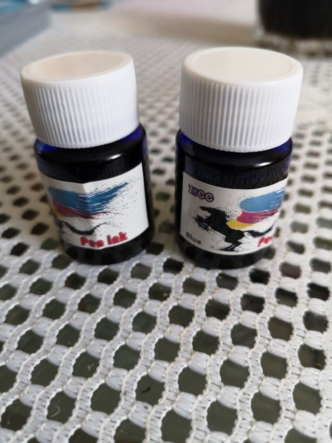Customer photo review of Bottled Fountain Pen Ink