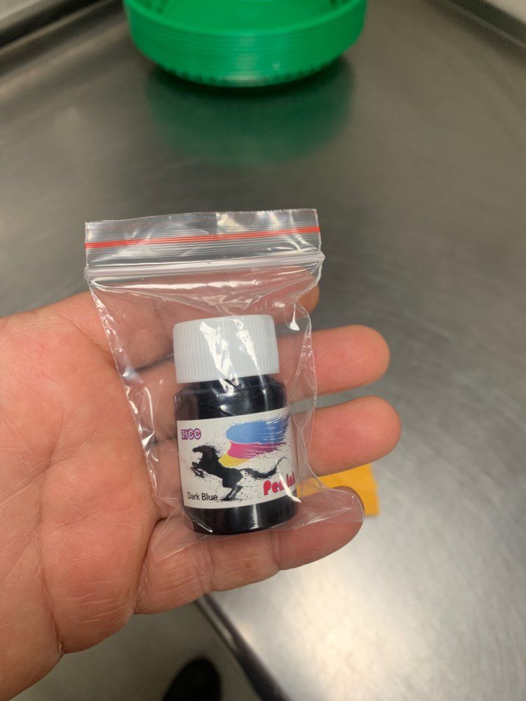Customer photo review of Bottled Fountain Pen Ink