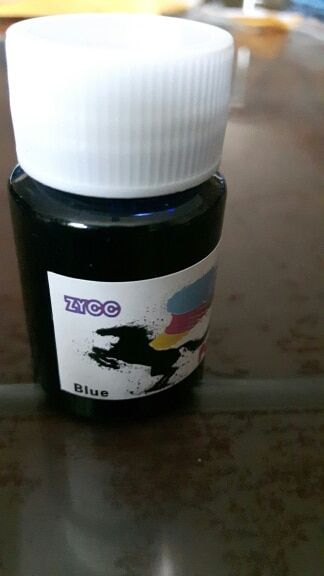 Customer photo review of Bottled Fountain Pen Ink