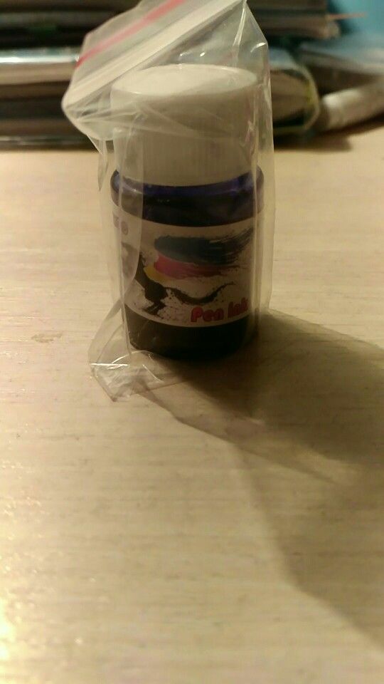 Customer photo review of Bottled Fountain Pen Ink