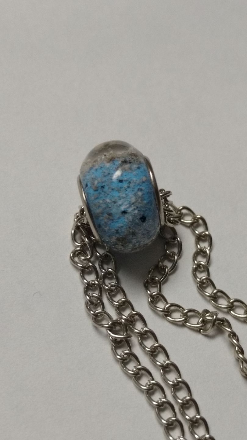 Customer photo review of Solid Color Bead with Cremains