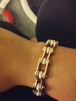 Customer photo review of Cycolinks Rose Gold Crystal Bracelet