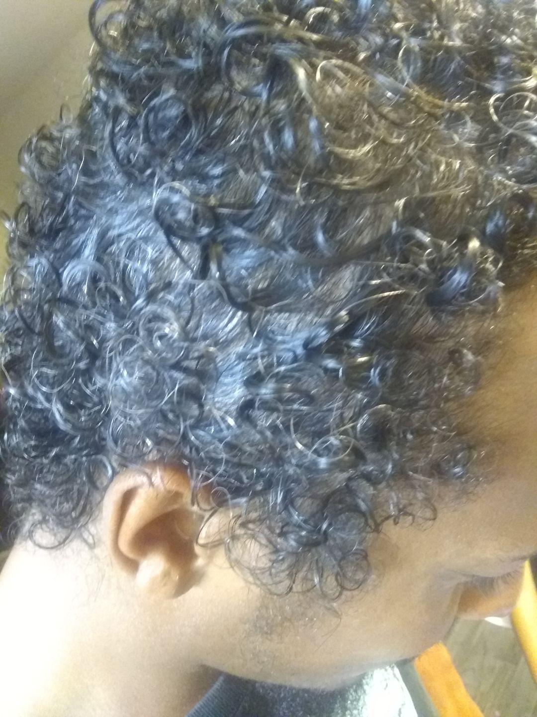 Customer photo review of Step 3: Divine Shine Moisture Lock & Frizz Fighter (For Tight Curls)