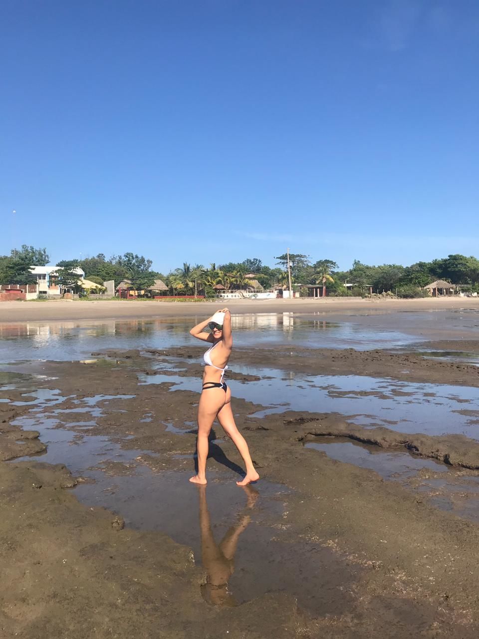 Customer photo review of Venice White Bikini Top II