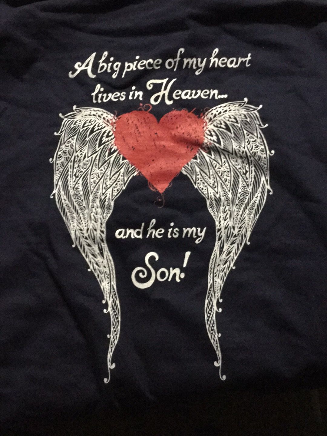 Customer photo review of Son - A Big Piece of my Heart Hoodie