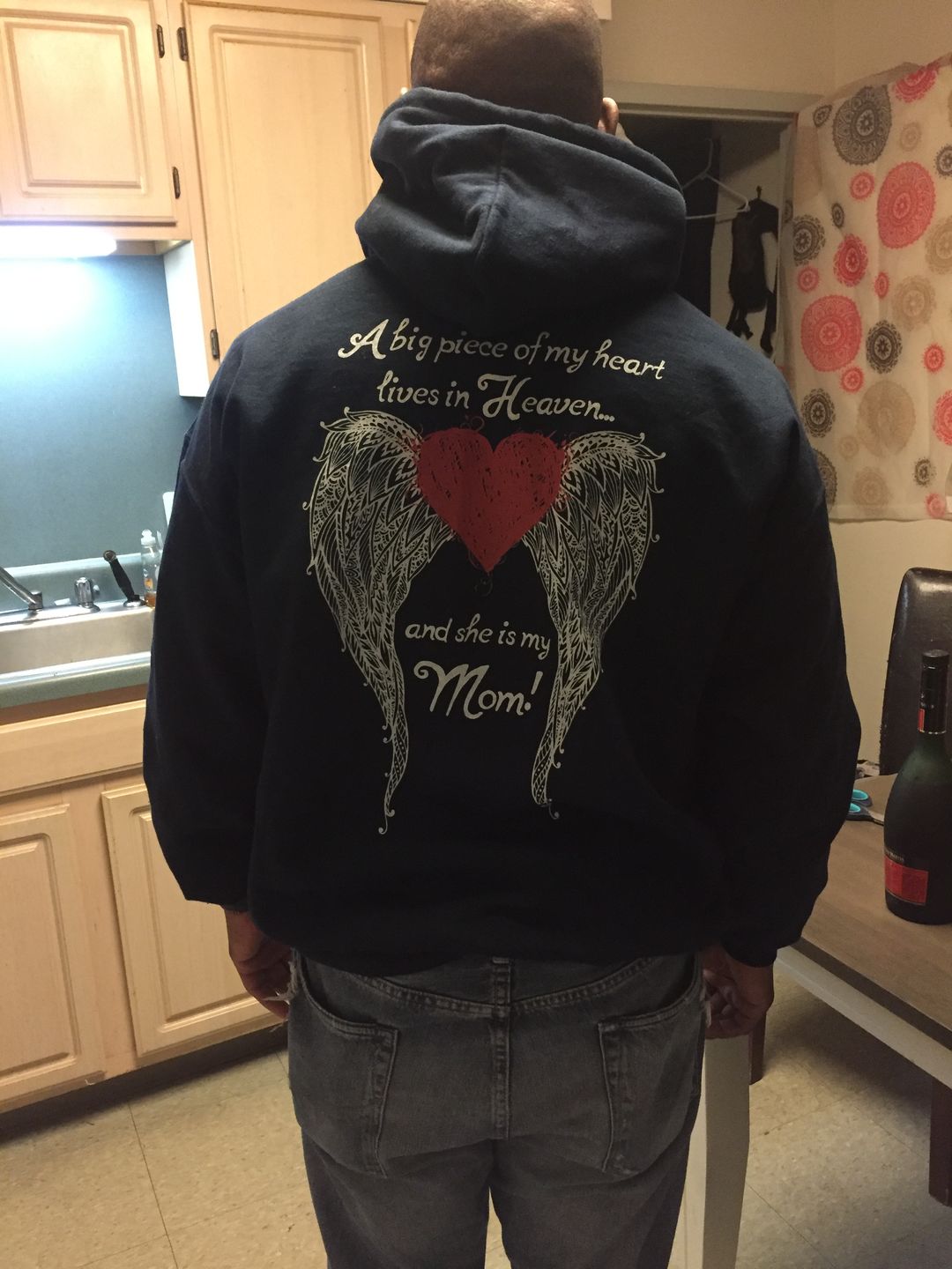 Customer photo review of Mom - A Big Piece of my Heart Hoodie