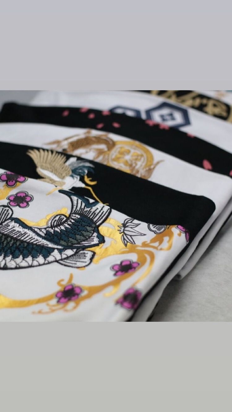 Customer photo review of The Kirin Embroidered Sukajan T-shirt