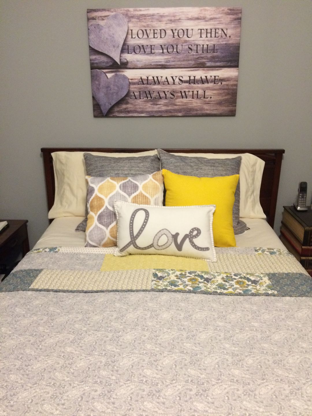 Customer photo review of "Loved You Always" Premium Canvas