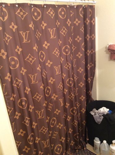 Louis Vuitton Logo Pattern Custom Shower Curtain Itday Lance M