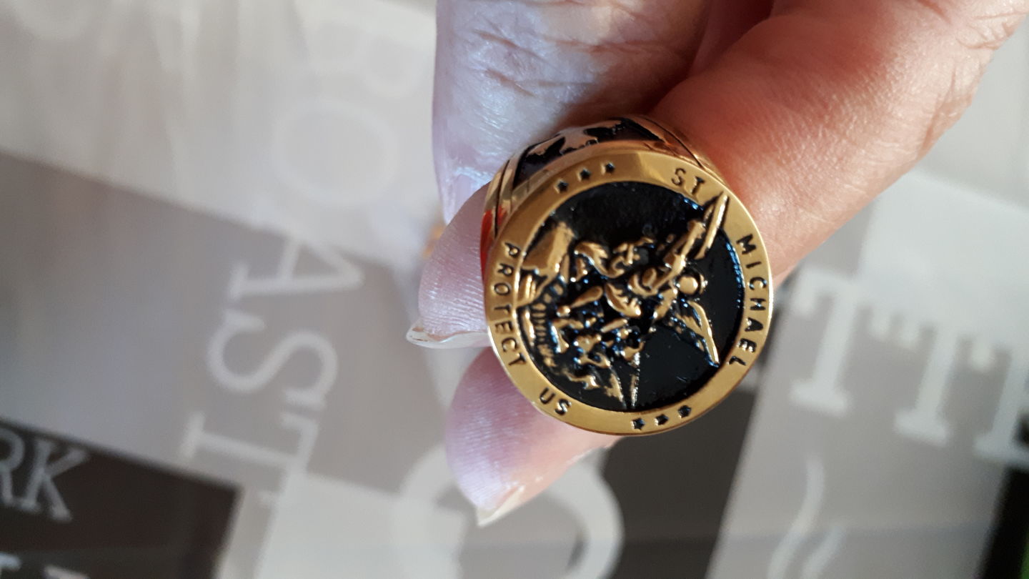 Customer photo review of Bague de l'Archange Michel