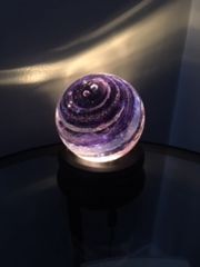 Customer photo review of Black Wood Illuminated 3" Stand