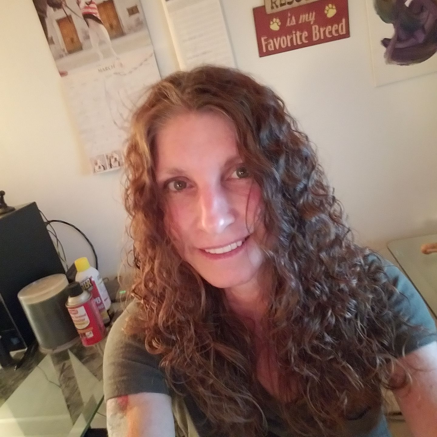 Customer photo review of Defining Flaxseed Gel for Curly Hair with Organic Argan Oil for Softening and Lemon Creme Fragrance